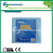 All purpose nonwoven cleaning wipe